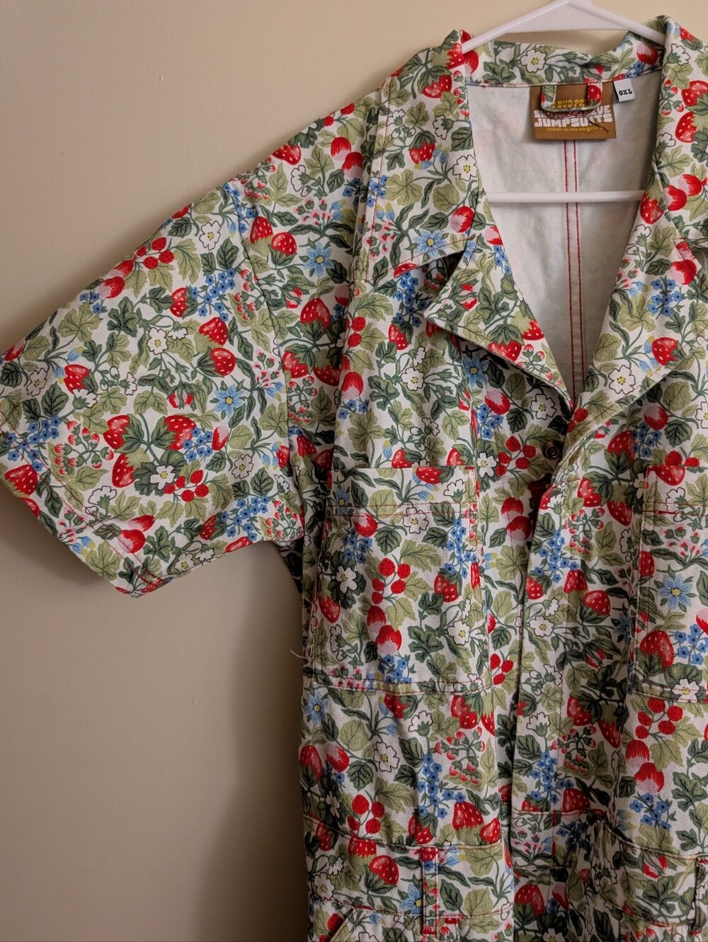 Big Bud Press Strawberry Blossom Jumpsuit 0XL